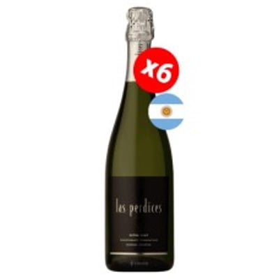 Caja de 6 Espumantes Las Perdices Extra Brut Argentino ($3.990 c/u)