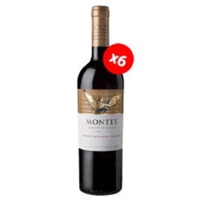 Caja de 6 Montes Limited Selection Cabernet Sauvignon-Carmenere ($7490 c/u)