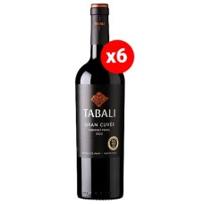 Caja de 6 Tabali Gran Cuvée Cabernet Franc ($6.990c/u) (f2)