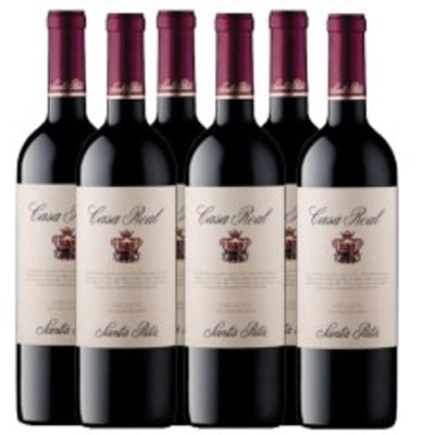 Caja de 6 unidades Casa Real Cabernet Sauvignon ($7.990 c/u)