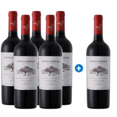 Caja de 6 unidades Casas del Bosque Collection Cabernet Sauvignon (PAGUE 5, LLEVE 6) ($4.990 c/u)