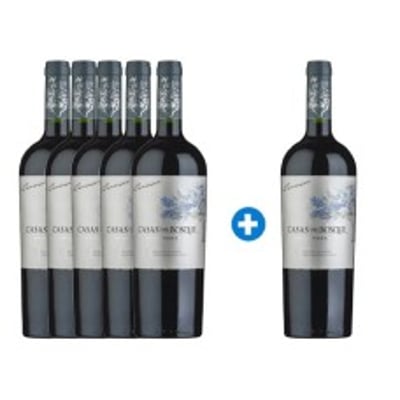 Caja de 6 unidades Casas del Bosque Gran Reserva Carmenere 5*6 (PAGUE 5, LLEVE 6) ($7.491 c/u)