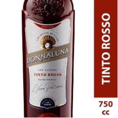 Caja de 6 unidades Cóctel de Vino Donnaluna Tinto Rosso 750cc ( $5.990 c/u)