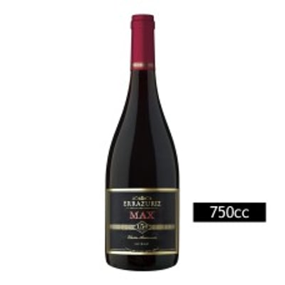 Caja de 6 unidades MAX RESERVA SYRAH ERRAZURIZ ($8.990 c/u)