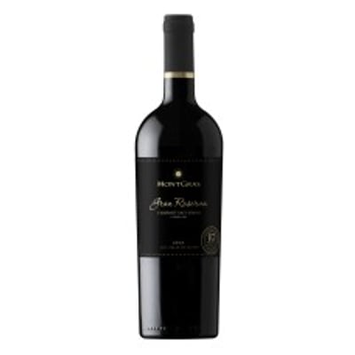 Caja de 6 unidades MontGras Gran Reserva Etiqueta Negra, Cabernet Sauvignon - Carmenere ($3.990 c/u)