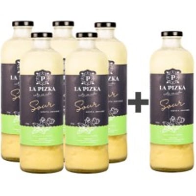 Caja de 6 unidades Sour Premium La Pizka 1.000cc MENTA/JENJIBRE (PAGUE 5 LLEVE 6)
