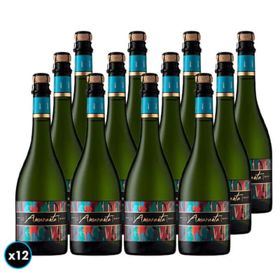 CAJA ESPUMANTE AMARANTA: 12x Espumante Amaranta Brut 750cc