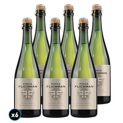 CAJA FINCA FLICHMAN EXTRA BRUT: 6x Espumantes Finca Flichman Extra Brut 750cc