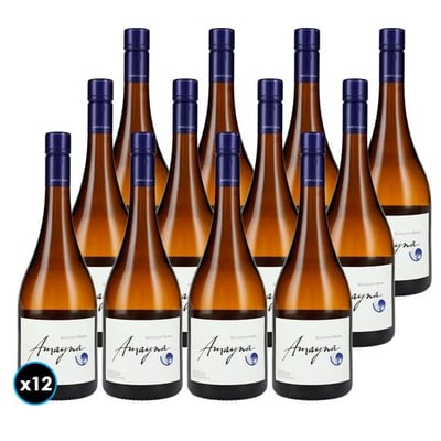 CAJA GARCÉS SILVA AMAYNA (Sauvignon Blanc): 12x Vino Garcés Silva Amayna Sauvignon Blanc 750cc