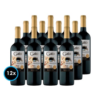 CAJA GATO SELECCIÓN DULCE: 12x Vino Gato Selección Dulce 750cc