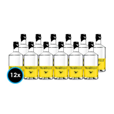 CAJA GIN PAJARILLO: 12x Gin Pajarillo Botella 700cc 47º alc.