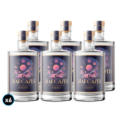 CAJA GIN STARGAZER: 6x Stargazer® Gin 700cc 42º alc.
