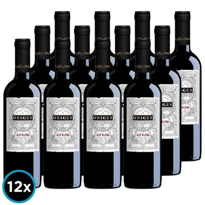 CAJA ORIGEN (Red Blend): 12x Vino Origen Classic Red Blend 750cc