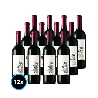 CAJA OVEJA NEGRA (Cabernet Franc/Carmenere): 12x Vino Oveja Negra Cabernet Franc/Carmenere 750cc