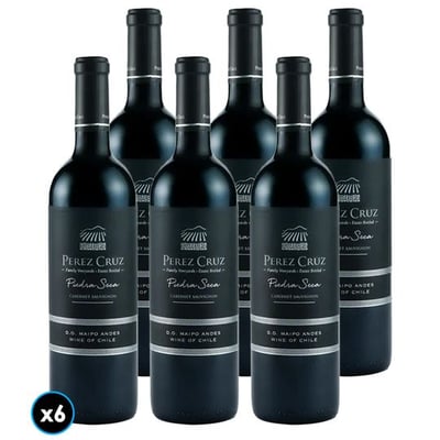 CAJA PEREZ CRUZ PIEDRA SECA (Cabernet Sauvignon): 6x Vino Perez Cruz Piedra Seca Cabernet Sauvignon 750cc