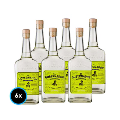 CAJA PISCO EL GOBERNADOR RESERVADO: 6x Pisco El Gobernador Reservado 750cc 40º alc.