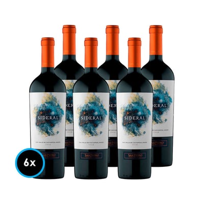 CAJA SIDERAL: 6x Vino Sideral Blend 750cc