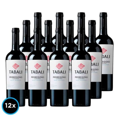 CAJA TABALI PEDREGOSO (Carmenere): 12x Vino Tabali Pedregoso Gran Reserva Carmenere 750cc