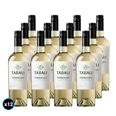 CAJA TABALI PEDREGOSO (Sauvignon Blanc): 12x Vino Tabali Pedregoso Gran Reserva Sauvignon Blanc 750cc