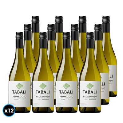 CAJA TABALI PEDREGOSO (Viognier): 12x Vino Tabali Pedregoso Gran Reserva Viognier 750cc