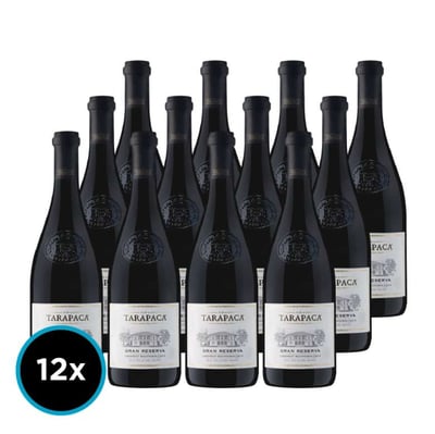 CAJA TARAPACÁ GRAN RESERVA (Cabernet): 12x Vino Tarapacá Gran Reserva Cabernet Sauvignon 750cc