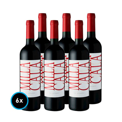 CAJA VIK MILLA CALA: 6x Vino Vik Milla Cala Ensamblaje 750cc