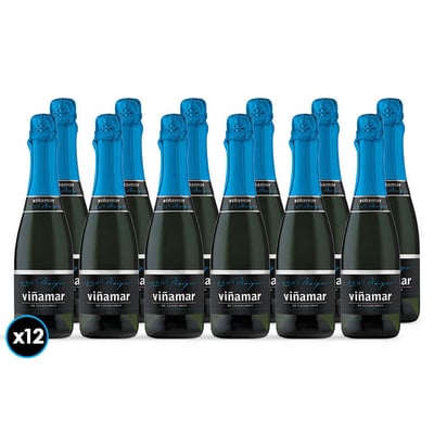 CAJA VIÑAMAR UNIQUE BRUT: 12x Espumantes Viñamar Unique Brut Botella 375cc