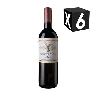 Caja X6 – Montes Alpha Premium Merlot