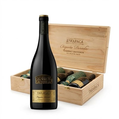 Caja X6 Tarapaca Etiqueta Dorada – Cabernet Sauvignon