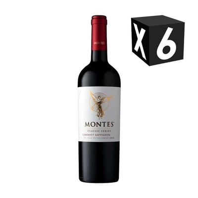 Cajas X6 – Montes Reserva Cabernet Sauvignon