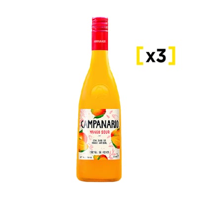 Campanario Mango Sour Botella 1lt X3