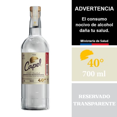 Capel Transparente 40° 700 Ml.
