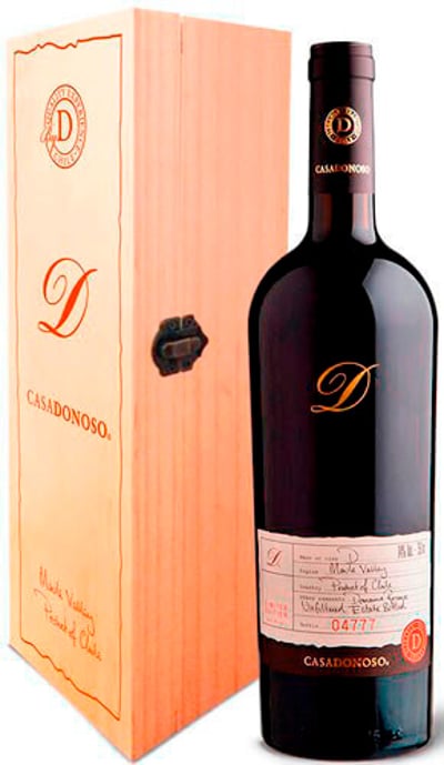 Casa Donoso D Ensamblaje Tinto 2022 En Caja De Madera