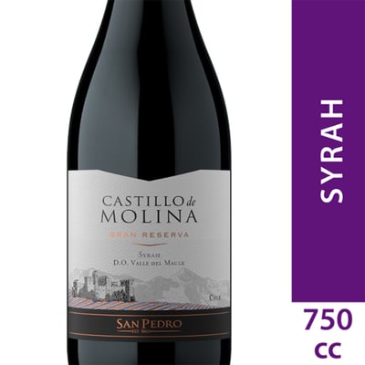 Castillo De Molina Gran Reserva Syrah Botella 750cc