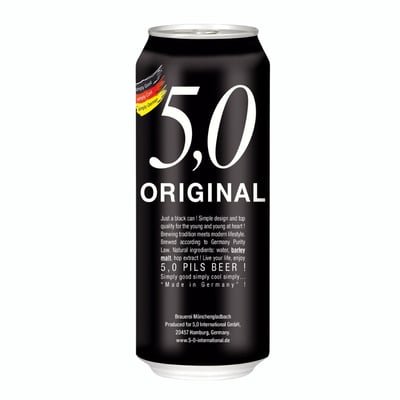 Cerveza Alemana 5,0 Original Pils Beer - Lata 500cc