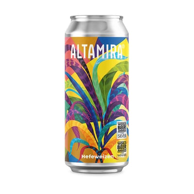 Cerveza Altamira Banana Pancake Hefeweizen Lata 473cc