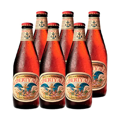 Cerveza Anchor Liberty Ale Botella 355cc X6