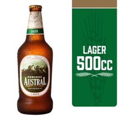 Cerveza Austral Lager Botella 4.6° 500 cc