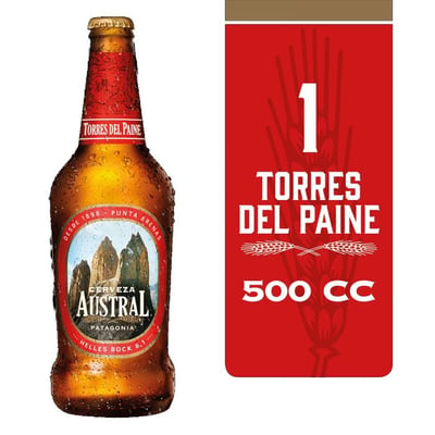 Cerveza Austral Torres del Paine 500cc