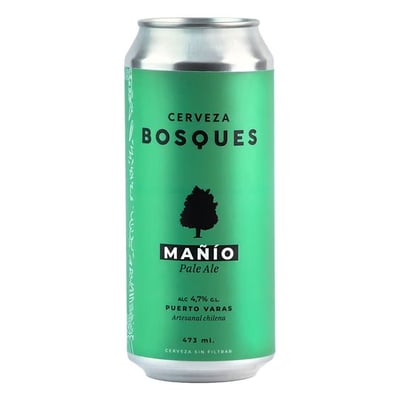 Cerveza Bosques Mañio Pale Ale 473cc