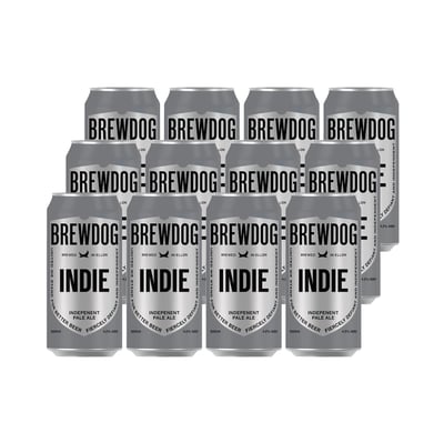 Cerveza Brewdog Indie Pale Ale Lata 500cc X12