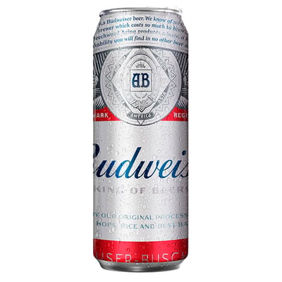 Cerveza Budweiser Lager Lata 710cc