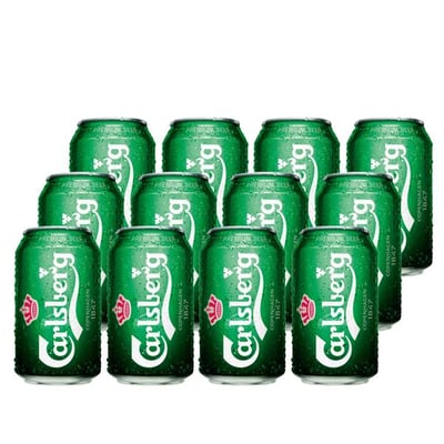 Cerveza Carlsberg Lager Lata 330cc X12