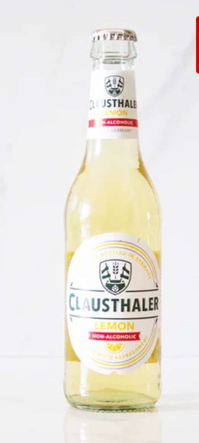 Cerveza Clausthaler Sin Alcohol Limón en Botella 330cc