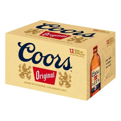 Cerveza Coors original botella 12 un de 355 cc