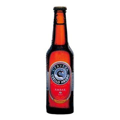 Cerveza Cuello Negro Ambar Botella 330cc