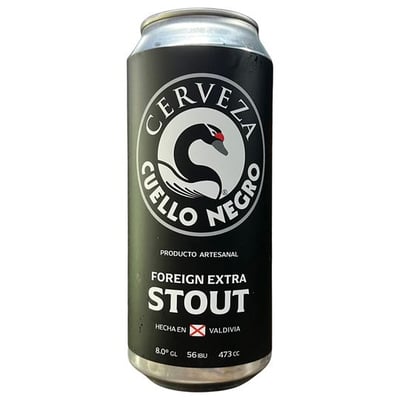 Cerveza Cuello Negro Stout Lata 473cc
