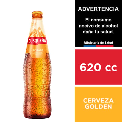 Cerveza Cusqueña Golden 4,8° 620 Cc.