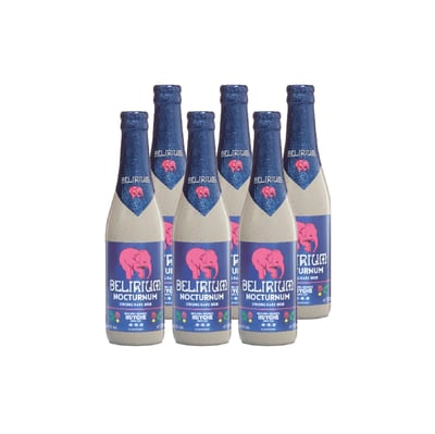 Cerveza Delirium Nocturnum Botella 330cc X6