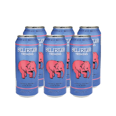 Cerveza Delirium Tremens Lata 500cc X6